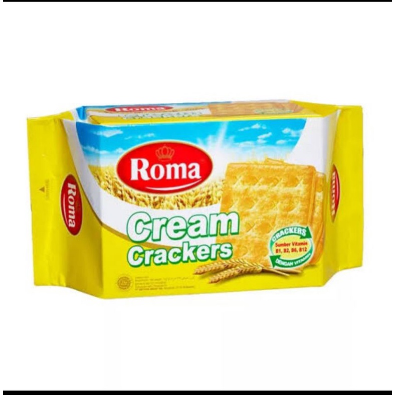 

1 bks roma biskuit Malkist cream crackers tawar 135 gram