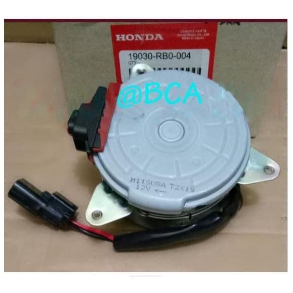 Motor Fan AC MOBIL DAN Radiator Honda CRV HRV BRV BRIO JAZZ RS MOBILIO ORIGINAL MITSUBA