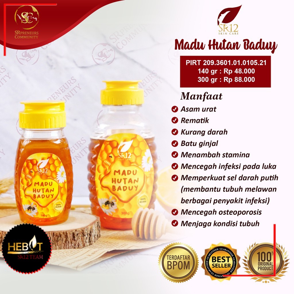 

MADU HUTAN BADUY ASLI BERBPOM..!!! MADU LIAR BADUY SR12 / MENINGKATKAN IMUNITAS & DAYA TAHAN TUBUH