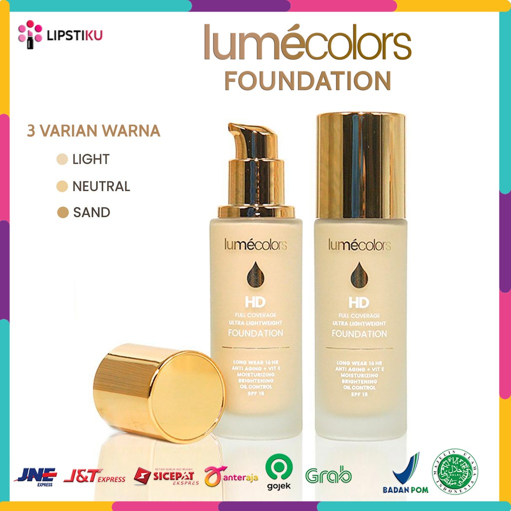 LUMECOLORS FOUNDATION SKINCARE MAKEUP COSMETICS KRIM KOSMETIK WAJAH
