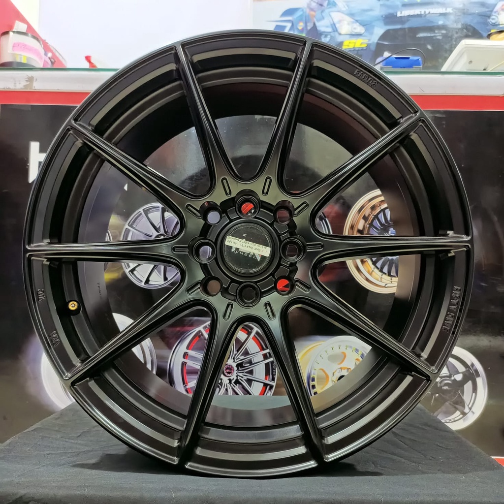 Velg Mobil HSR SHINJUKU Ring17 Untuk Avanza, Jazz, Yaris, Mobilio, Livina, Vios Dll