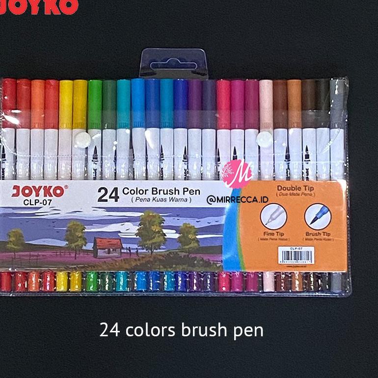 

Termurah!! (zye-234) 24 PCS BRUSH PEN JOYKO CLP-07 PENA KUAS