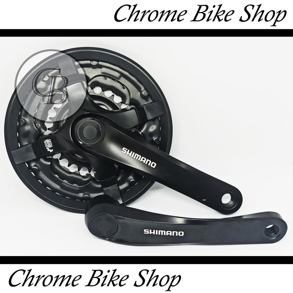 Gir Gear Crank Crankset Sepeda Shimano FC TY501 42T - 34T - 24T Arm 170mm As Kotak Murah Ori Origina