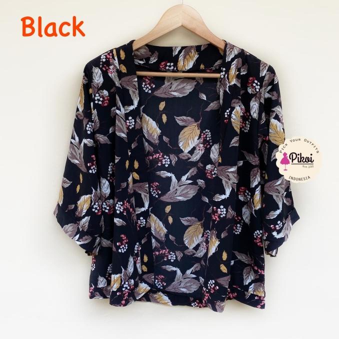 Floral Outer / Luaran Bunga / Cardigan Motif Murah / Kimono Ikat Bunga _Termurah