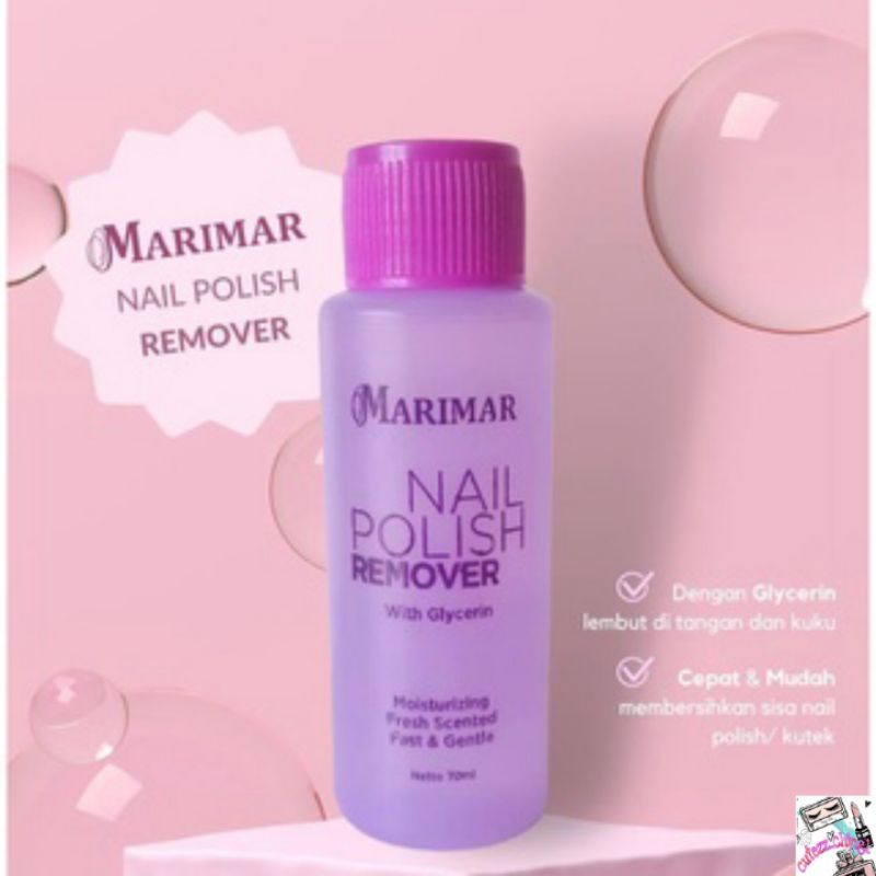 ☃Cutezz_Ching1☃Marimar Nail Polish Remover - Aseton 70ml