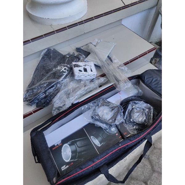 GODOX MINI PIOENEER 160 SATU SET LIGHTING STAND PARABOLIC TRIGGER KOMPLIT LIGHTING GODOX MINI PIOENE