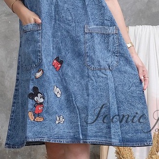 Dress Jeans Busui Bordir NEW MICKEY MOUSE Ada Saku Pocket