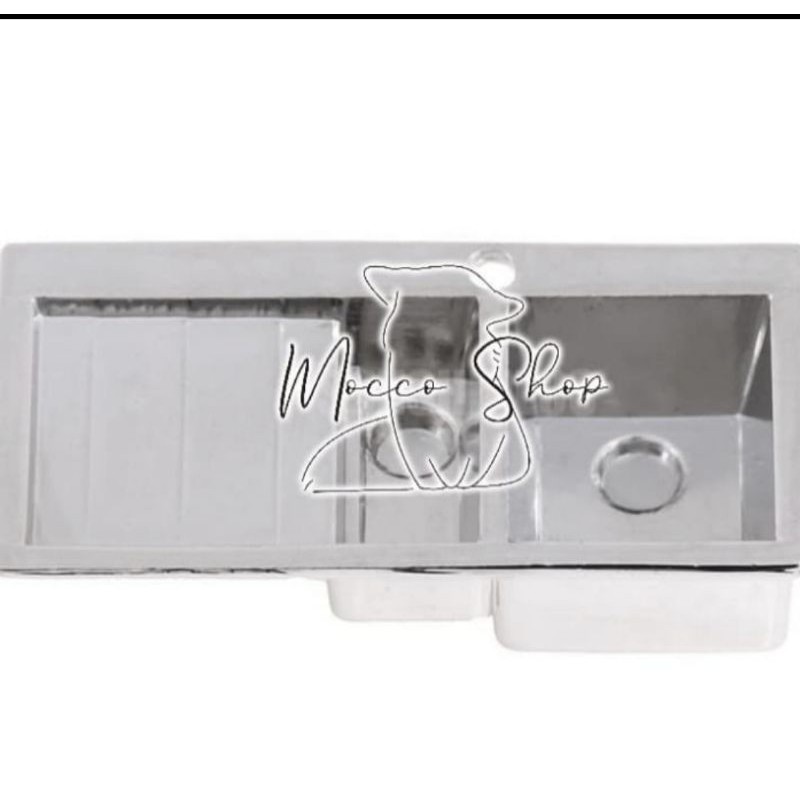 Miniature Dollhouse Wash Basin Sink Wastafel cucian miniatur mainan