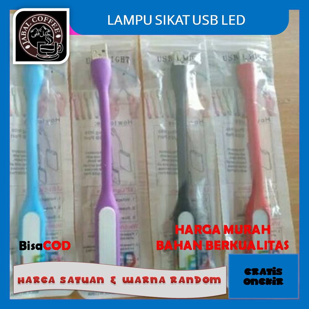 Lampu Sikat / Lampu USB LED Portable Flexible Stik Lamps / Lampu Belajar LED Warna / Lampu LED Sikat Kode 041