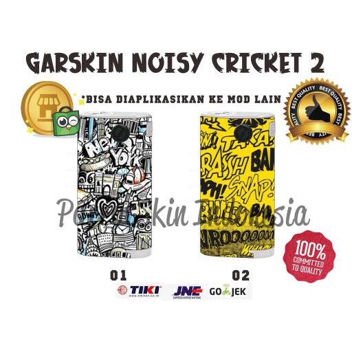 Garskin Noisy Cricket II typograph