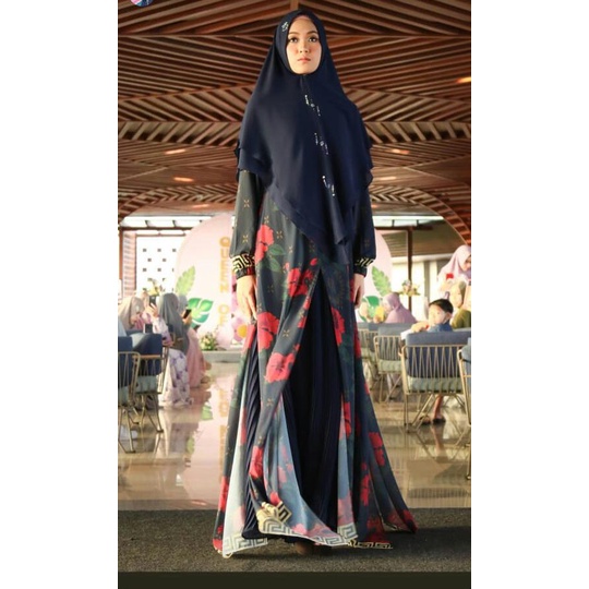 [CHAYRA SYAR'I] GAMIS SYARI / DRESS SET MEWAH ORIGINAL BRAND " PRELOVED " By CR Tika Ramlan
