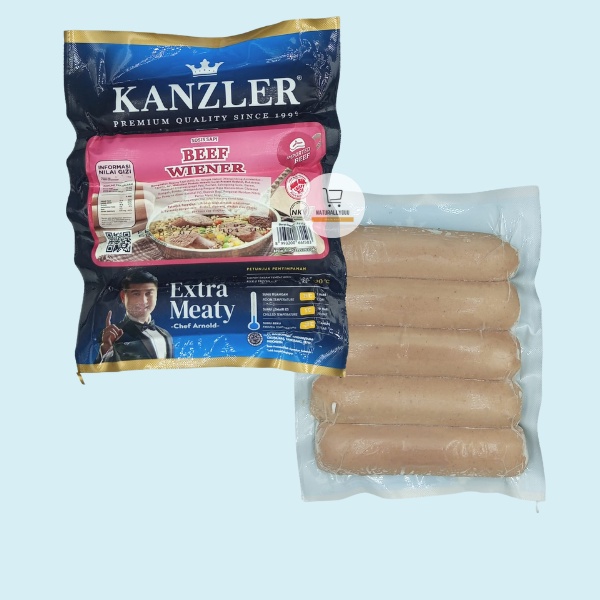 Kanzler Sosis Beef Wiener 360gram (Sosis Sapi)