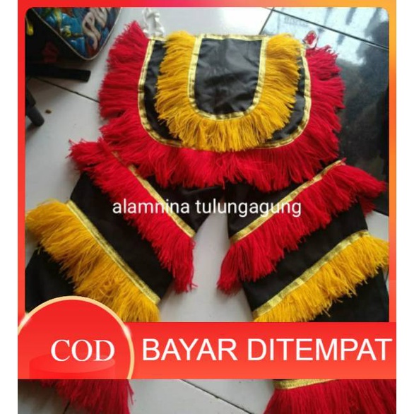 Celana Barongan Barongsai Pelangi Anak Warna Merah Biru Hitam Celana barongan anak bisa reques warna