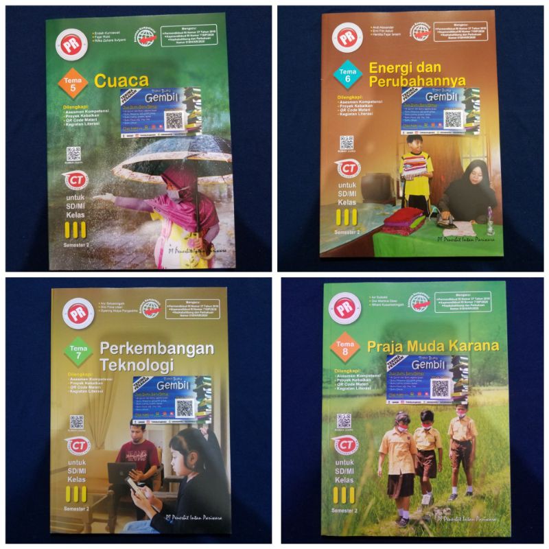 Buku PR / LKS Tematik Kelas 3 SD Tema 1 - 8