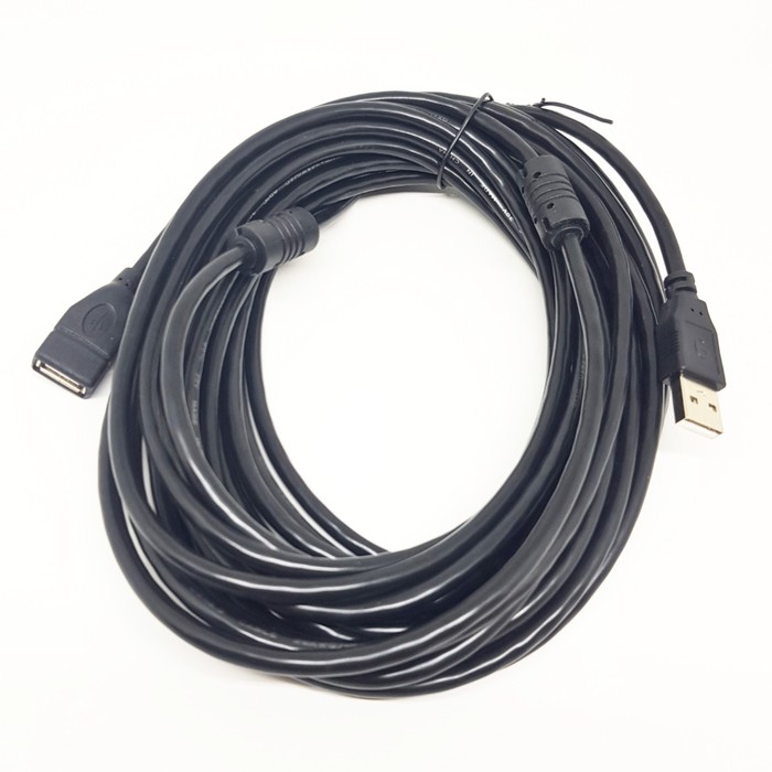 SKU-1067 KABEL USB MALE FEMALE 10M HITAM / PERPANJANGAN USB EXTENSION