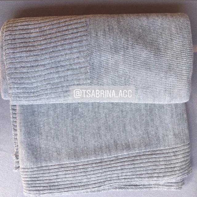 pasmina gliter rajut premium | kerudung pashmina pengantin-abu muda