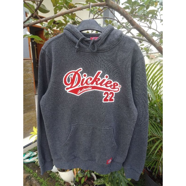 dickies hoodie velvet dark grey second original