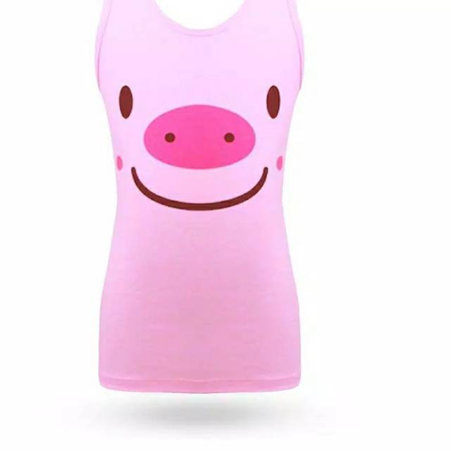 Singlet anak perempuan 6-9th isi 3 katun stretch halus motif / tank top anak cewek / kutang anak