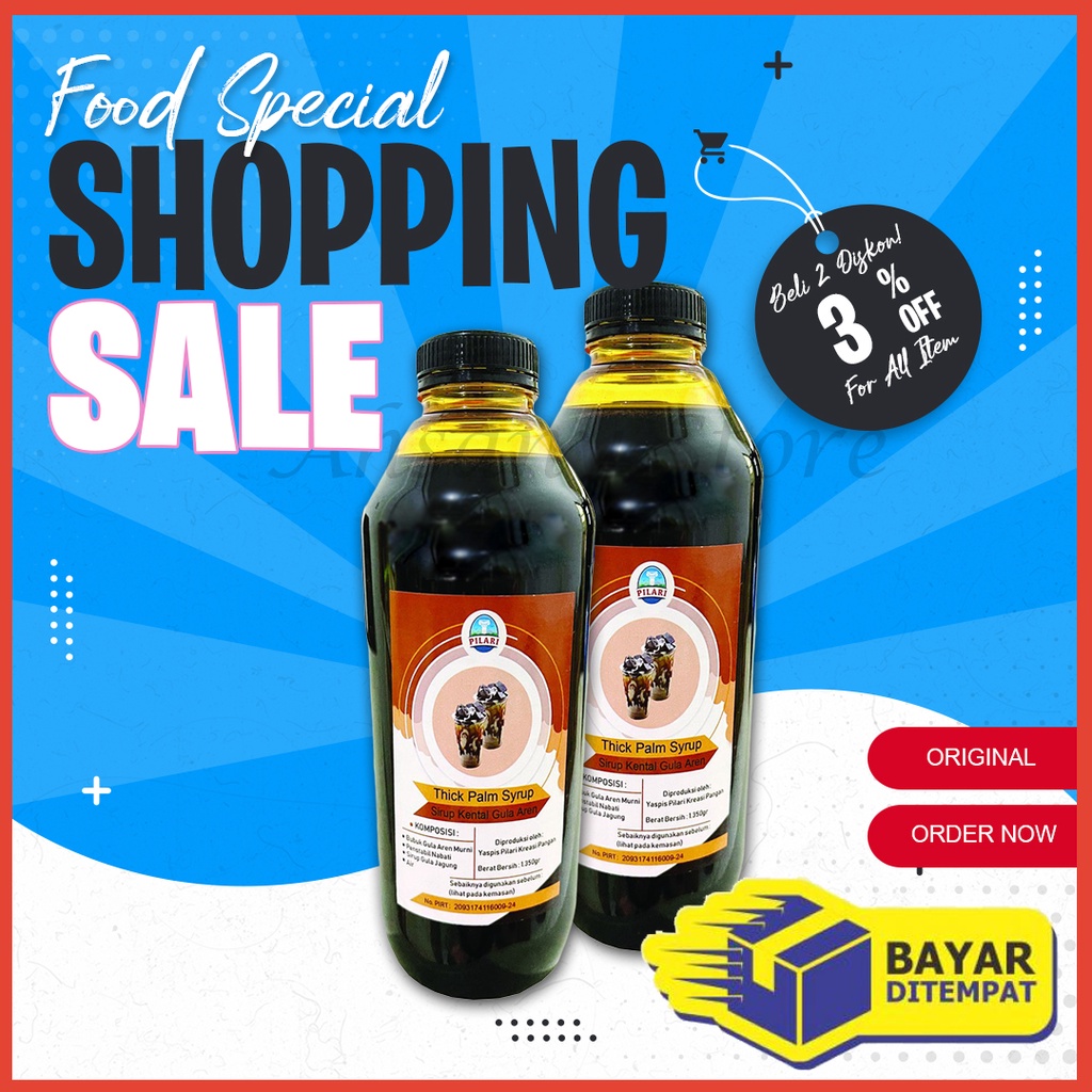 

Sirup Gula Aren Syrup Brown Sugar Cair Thick Palm Pilari