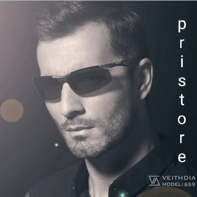 Kacamata Veithdia 6591 black pria