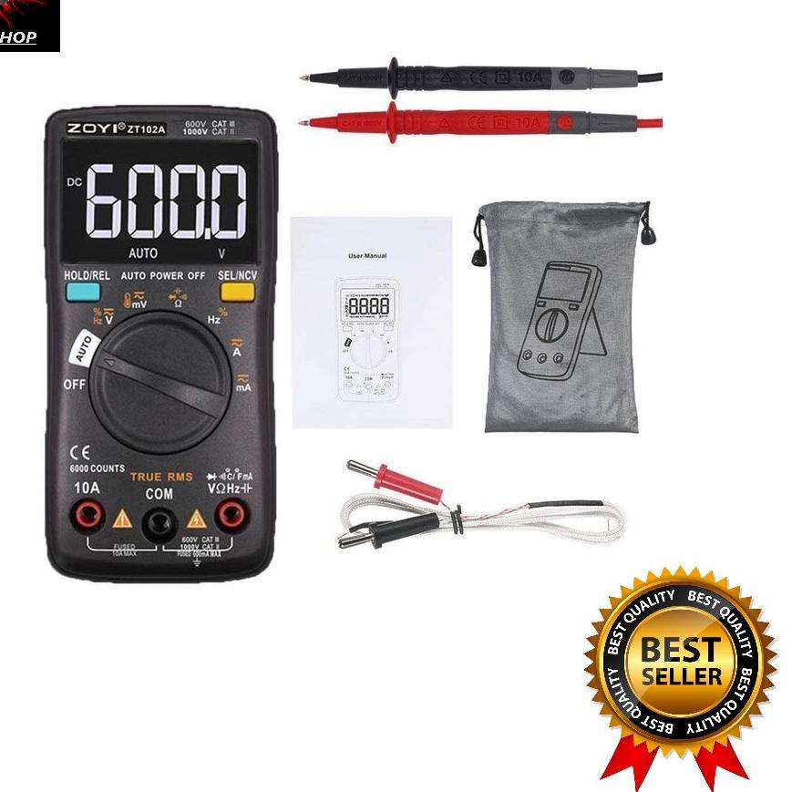 AVOMETER DIGITAL MULTIMETER ZOTEK ZOYI ZT102A ZT102 ZT100 ZT101 / MULTITESTER DIGITAL ZT 102A ORIGIN