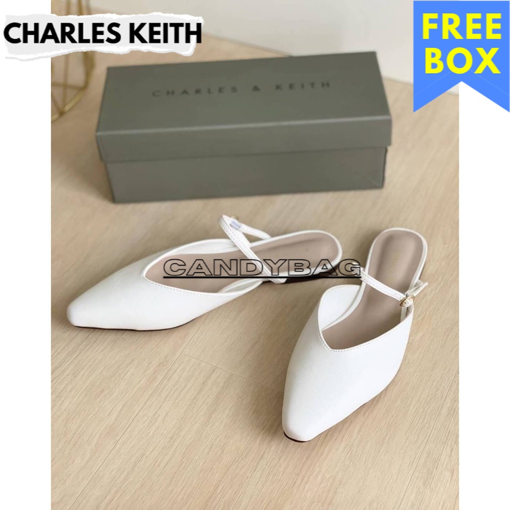 Flat Shoes Wanita - Charles Keith Premium Sandal Flat 256