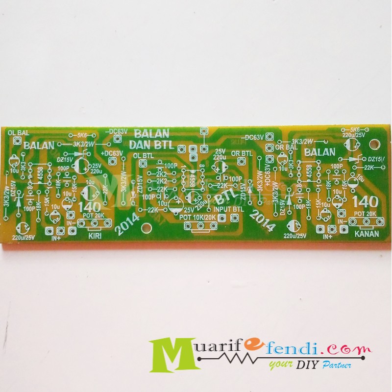 PCB Input Balance Dan BTL