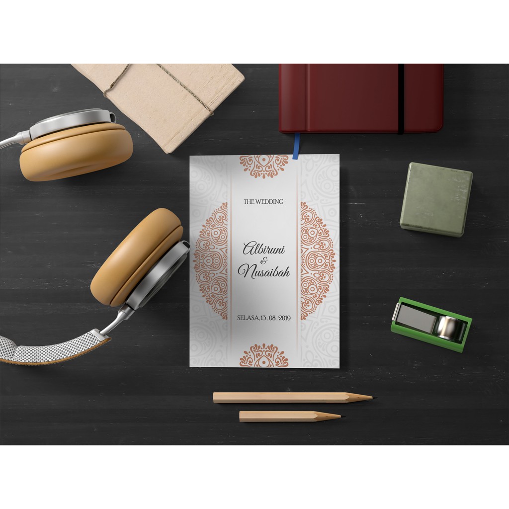 Cetak Undangan Pernikahan Mini Unik dan Tebal MINI-07