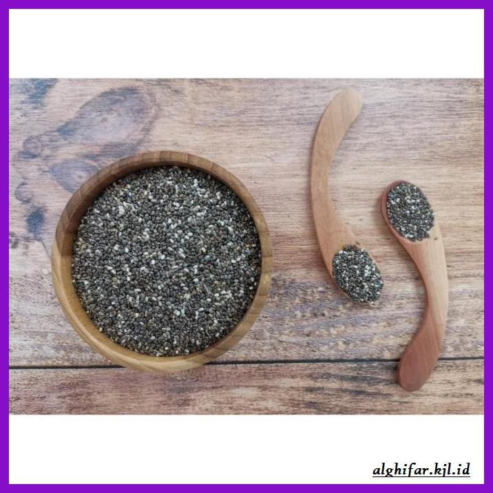 

Makanan-Kering- Organic Black Chia Seed (Seeds) 1Kg / 1000Gram Grosir Murah Original -Aneka.