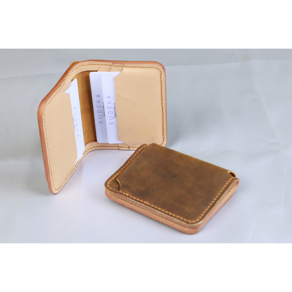 Dompet Kulit Minimalis / Card Holder Kulit /  Dompet Kecil/ Dompet Pria dan Wanita /  HandMade
