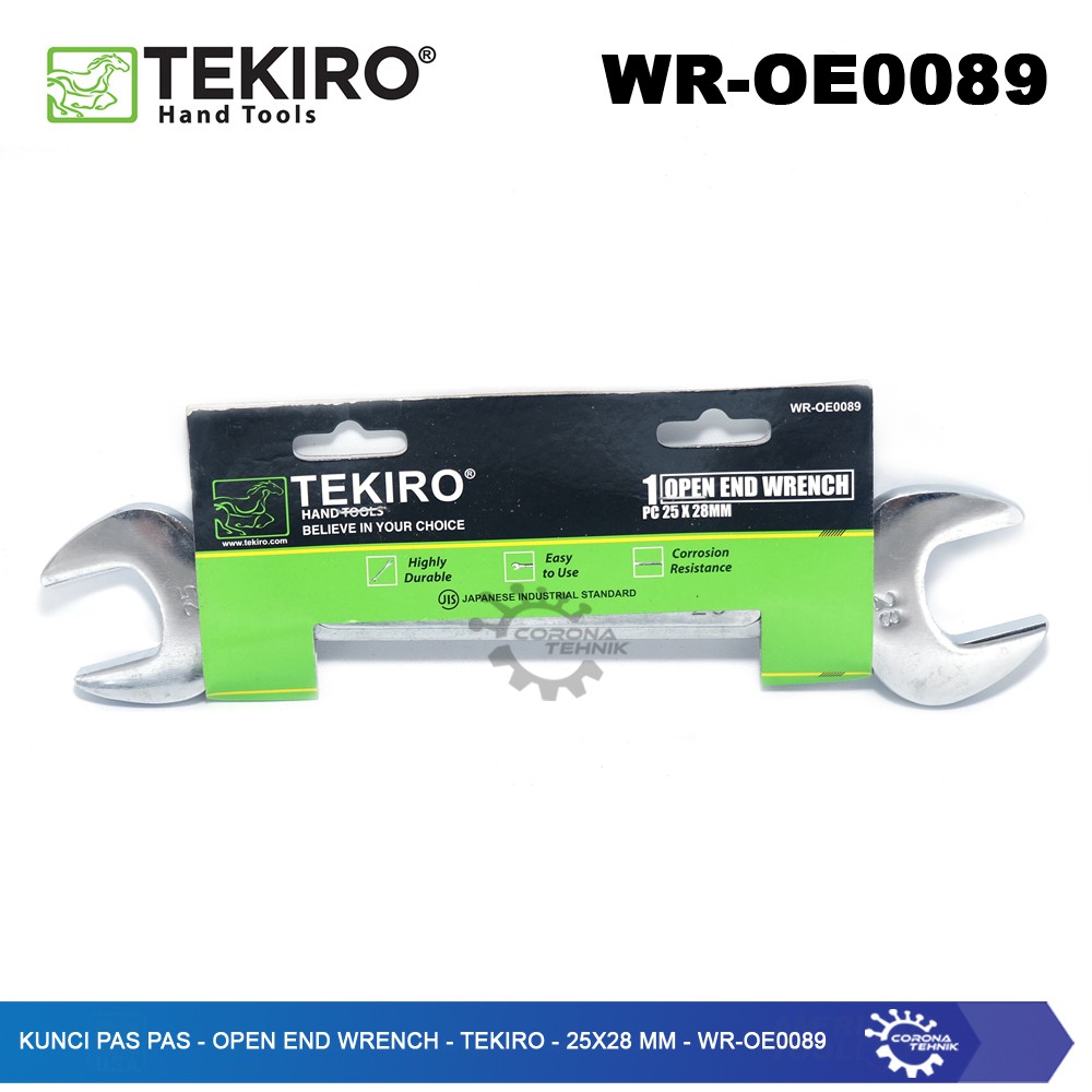 WR-OE0089 - Kunci Pas Pas - Open End Wrench - Tekiro - 25x28 mm