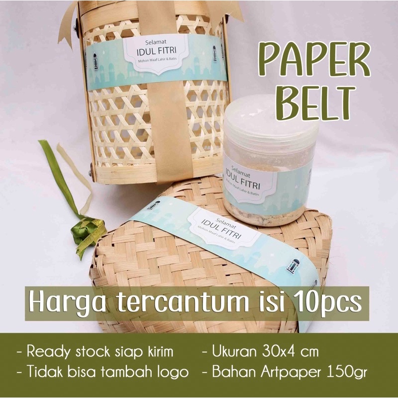 

Paper Belt Idul Fitri (isi 10pcs)