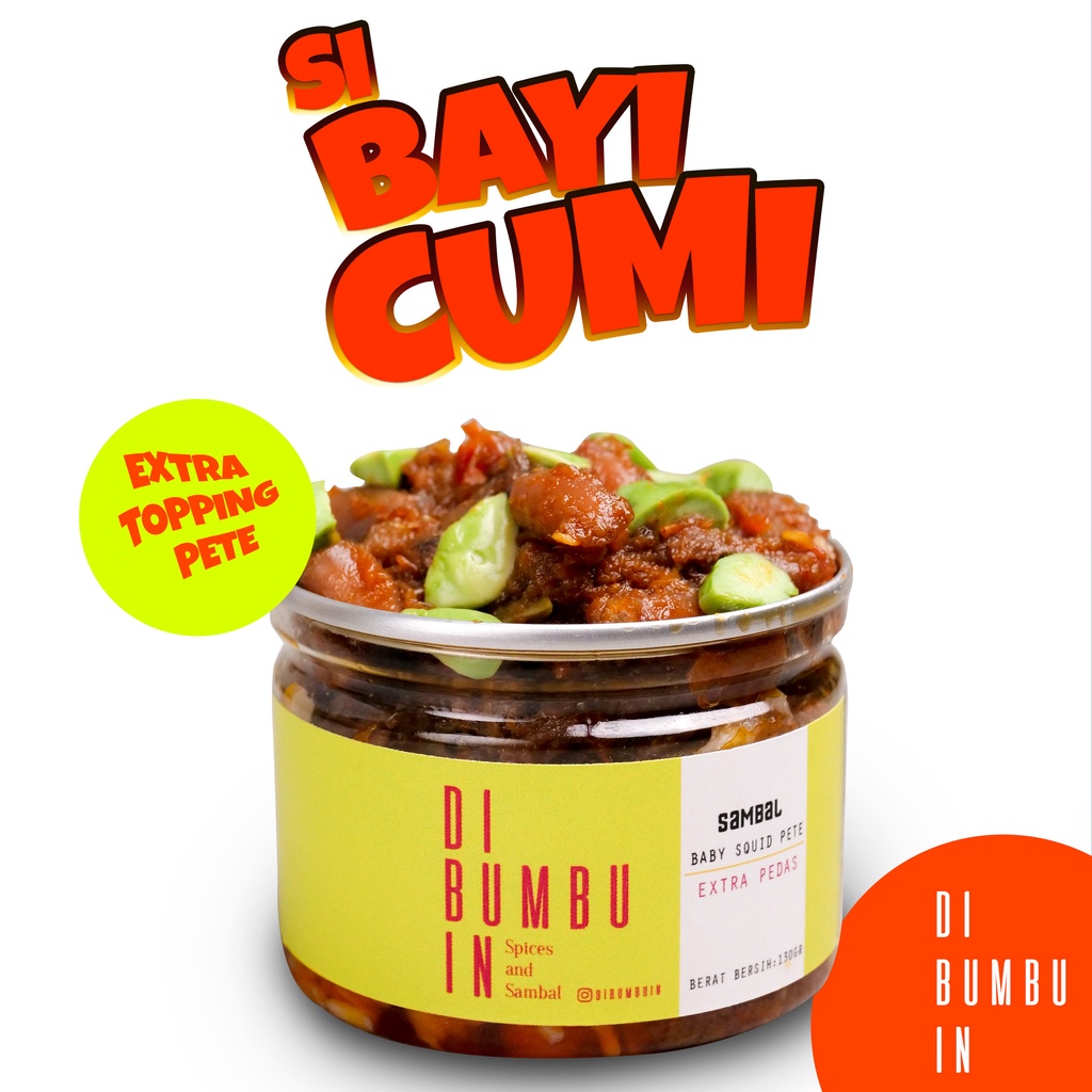 [GROSIR] Sambal Baby Cumi PETE ( Ori , Pedas Normal )