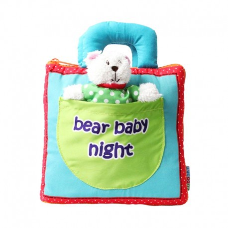 Buku Kain ACTIVITY BUSY BOOK Cloth Buku Bayi Anak Soft Book My Quiet Book Lullaby Baby Bear Twinkle