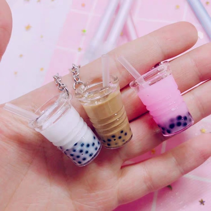 

Trendi Grosir 1 Lusin Pen Gel Boba Bolpen Gantungan Bubble Tea Import Murah Diskon