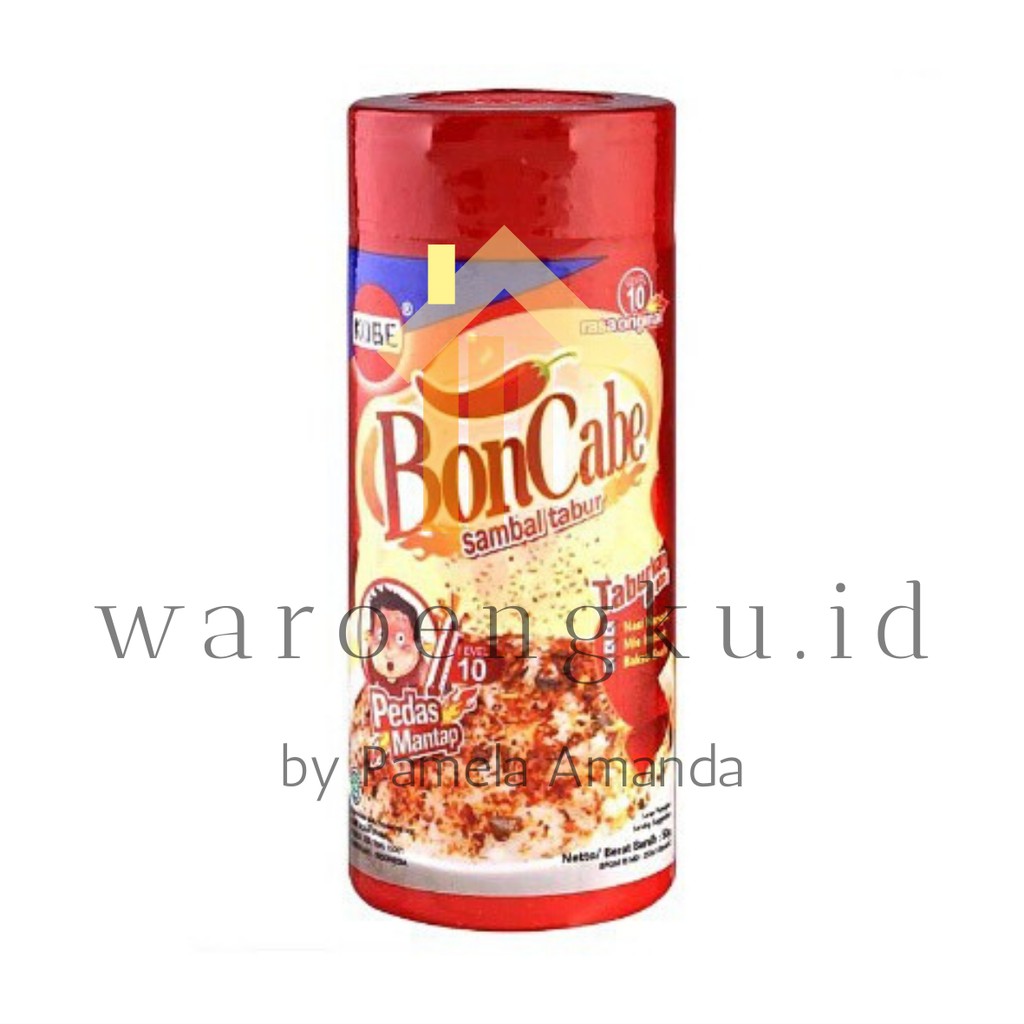 

BONCABE Bubuk Cabai Sambal Tabur Level 10 Botol 40gr - Rasa Original