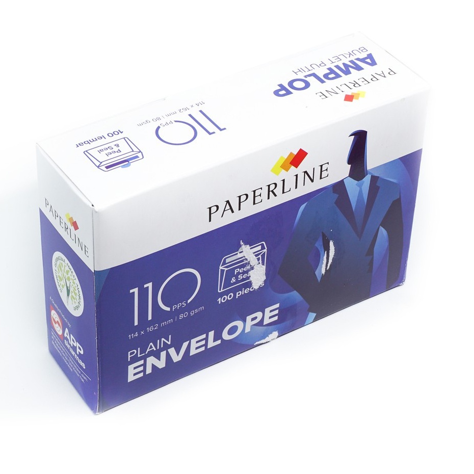 

Gramedia Yogya - Paperline Amplop Putih Polos 110 PPS / Kurnia Agung