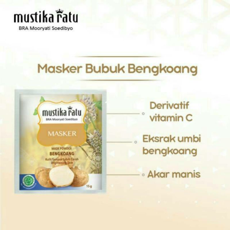 Masker Mustika Ratu Bengkoang