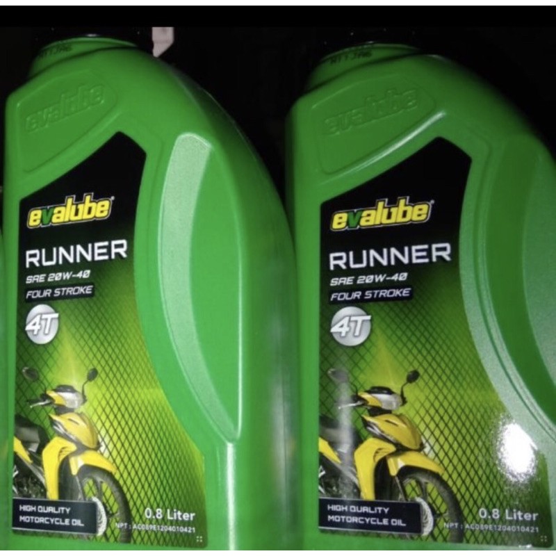 OLI MESIN MOTOR BEBEK DAN MATIC 800ML EVALUBE NEW