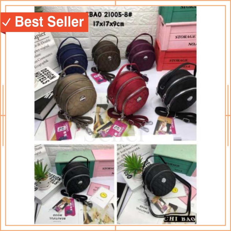 TAS WANITA KEREN KEKINIAN STYLE MODERN BAGUS / TAS WANITA IMPORT CHIBAO 21005 2in1 JINJING DAN