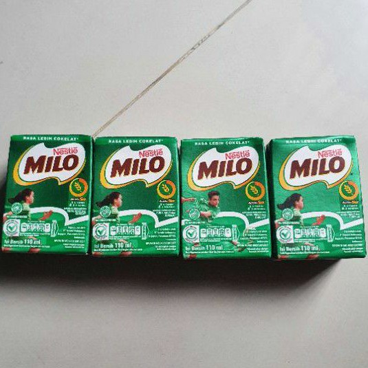 

Milo susu UHT coklat mini ( 4 kotak / pack ) 110ml