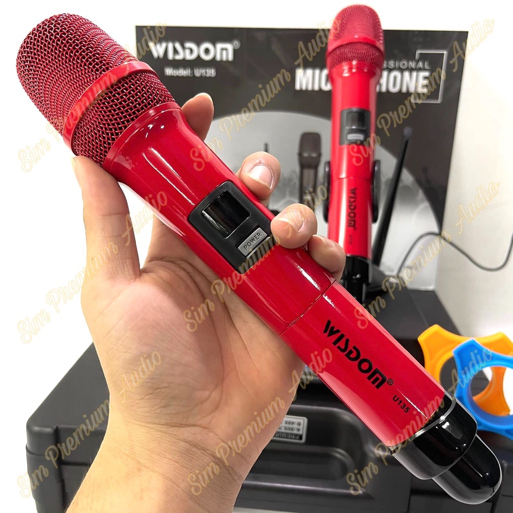 wisdom u135 u 135 mic wireless wisdom garansi original