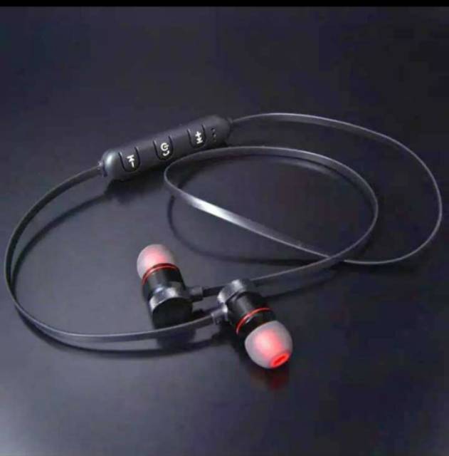 Headset bluetooth sport mega bass magnet