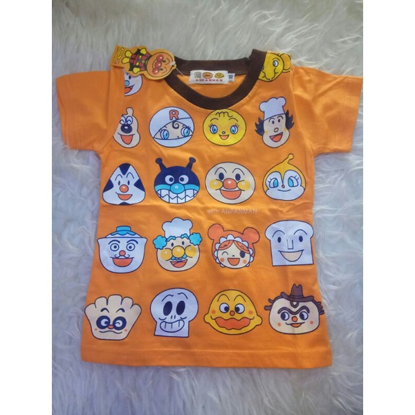 ( New 2thn ) baju kaos anak Anpanman original | Kaos anak Anpanman
