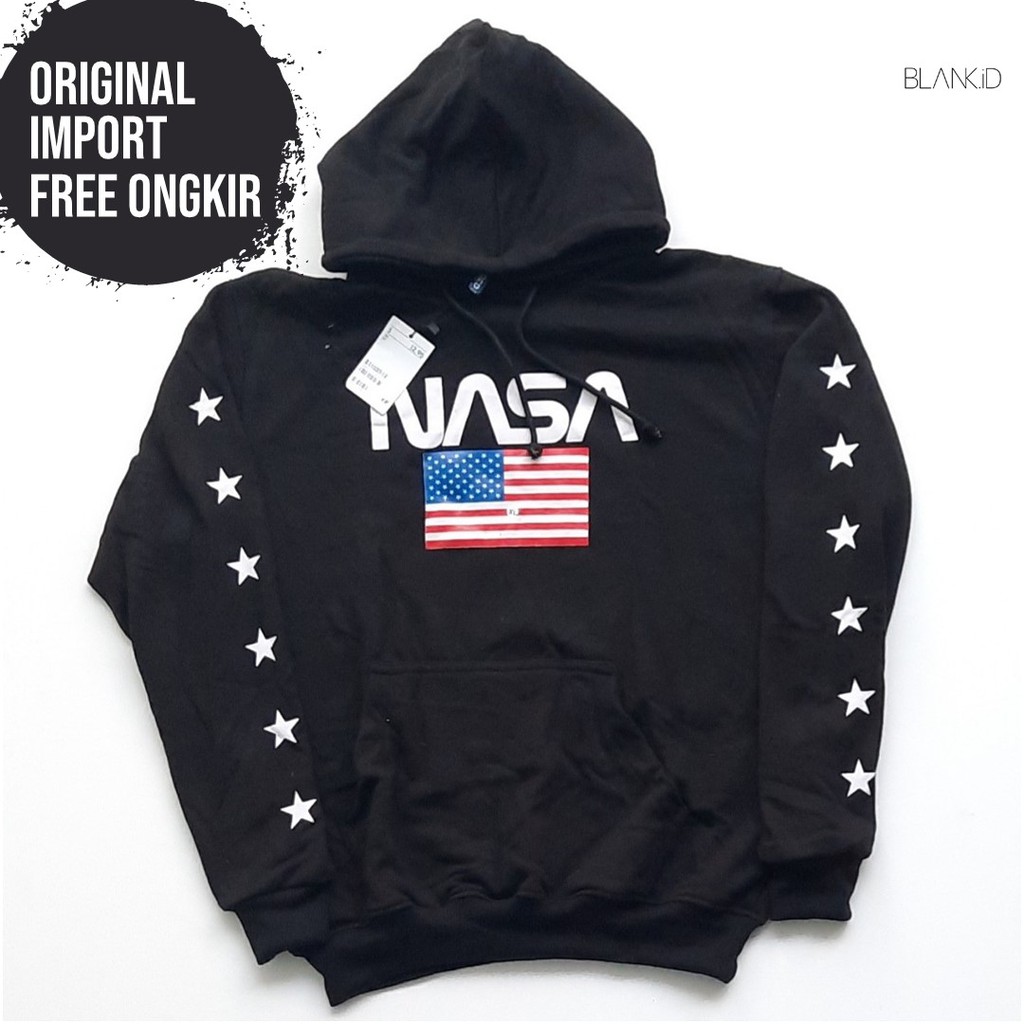 HOODIE HNM NASA ASTRONOUT - HOODIE HNM ORIGINAL - JAKET H&M -JACKET HNM - OUTERWEAR - BLANK.ID