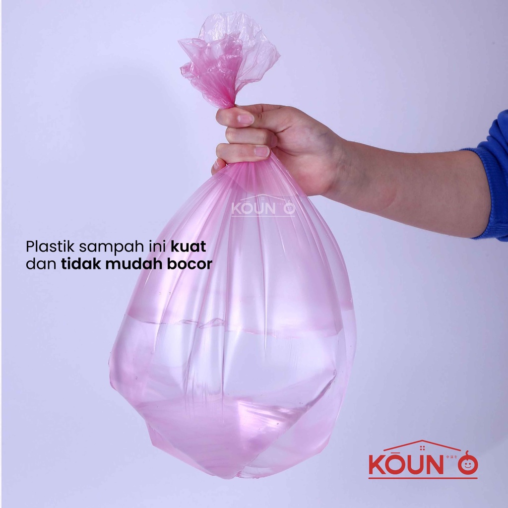 Kantong Plastik Sampah Roll Gulungan Rumah Tangga Dapur Plastik Kresek Garbage Bags Go Green Isi 20