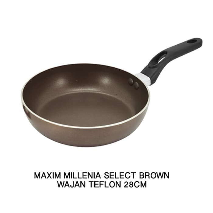 Maxim Millenia Select Wajan Teflon 28cm Coklat