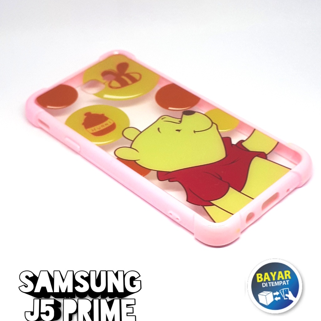 Case Samsung J5 prime Softcase Anticrack Transparan Motif