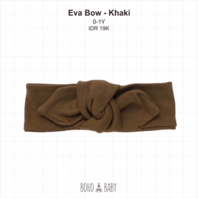 Boho baby bow / Eva bow / Knot bow