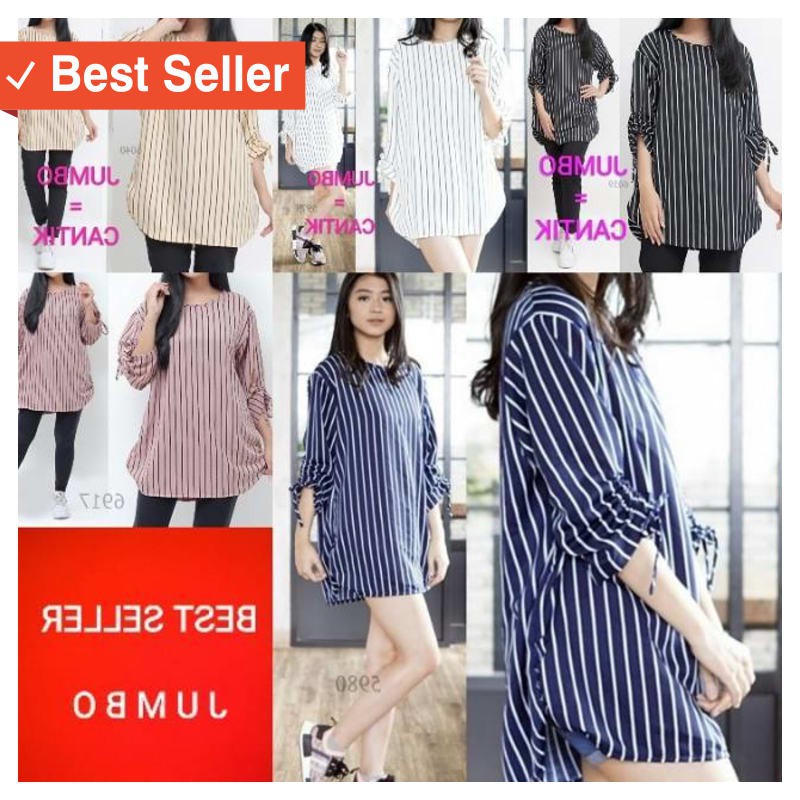 MURAH FASHION BAJU CEWEK / LD 120, ATASAN JUMBO WANITA, BAJU JUMBO WANITA, BAJU ATASAN JUMBO